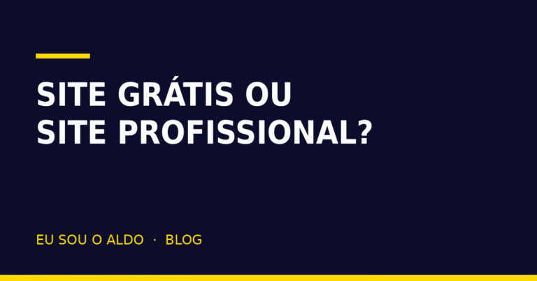 Site grátis (Wix, IA) ou site profissional: quando vale pagar